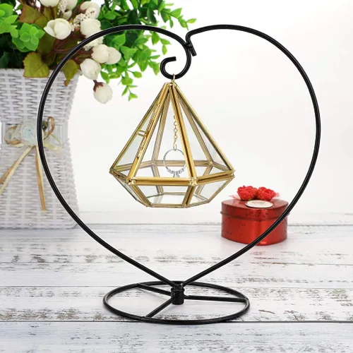 Miniatura 8 de Hipiwe Soporte de exhibición para anillos de joyería, soporte para anillos de cristal, caja de joyería geométrica para anillos de boda, caja