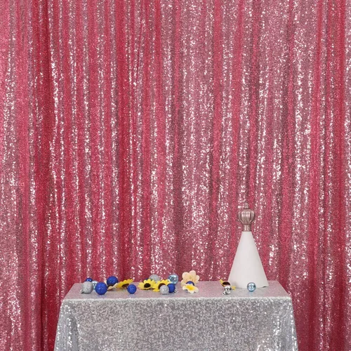 Miniatura 70 de Poise3EHome Cortina de Fondo de Lentejuelas Azul Bebé, Cortina de Fondo de Fotografía de Lentejuelas de 8 pies x 10 pies para Decoración de Fiestas