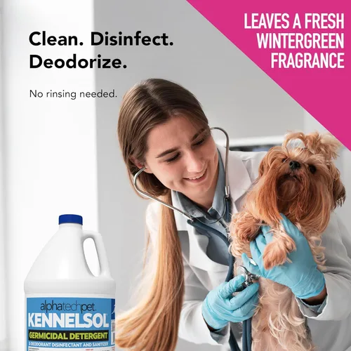 Miniatura 6 de ATP KennelSol Limpiador de Casetas en un Paso - 1 Galón (Paquete de 4) Desinfectante Líquido, Efectivo Contra Bacterias y Virus, Desodorante