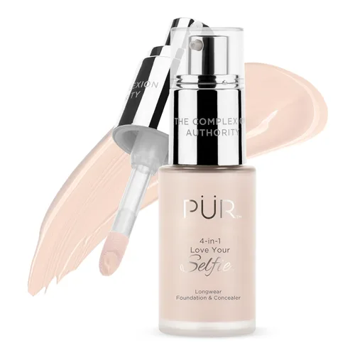 Miniatura 24 de PÜR MINERALS 4-in-1 Love Your Selfie Foundation & Concealer - Longwear Medium-to-Full Coverage Liquid Makeup Foundation with Hydrating Blend for