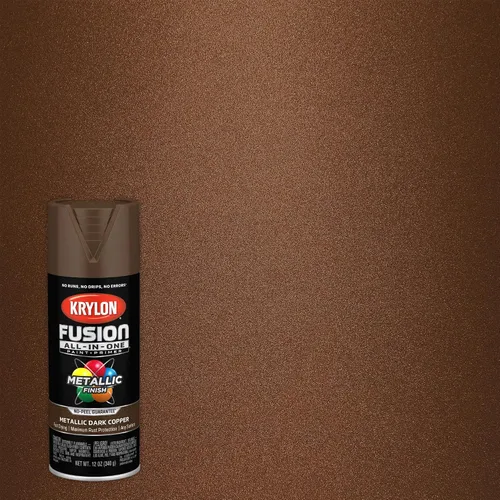 Miniatura 273 de Krylon Fusion - Pintura en aerosol adhesiva todo en uno para uso en interiores y exteriores, 12 onzas, aluminio