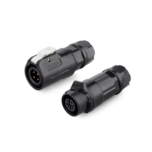 Miniatura 12 de CNLINKO LP-12 Conector de 2 pines IP68 Enchufe eléctrico circular impermeable para equipos al aire libre Maquinaria industrial solar DC 12V M12 2-8