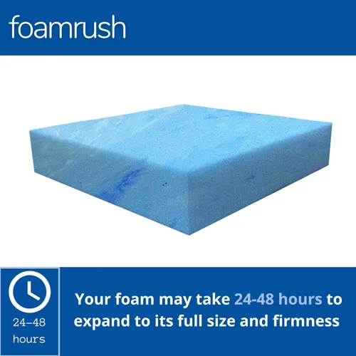 Miniatura 29 de FoamRush Espuma de tapicería de 1 x 22 pulgadas de ancho x 24 pulgadas de largo, espuma firme de alta densidad de apoyo suave