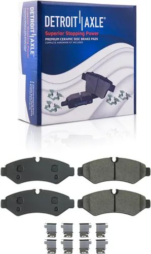 Miniatura 12 de Detroit Axle - Kit de freno trasero para Ford 2022 2023 Maverick 11.89 pulgadas rotores de freno de disco perforados y ranurados pastillas de freno