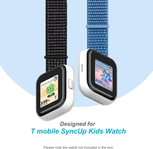 Miniatura 2 de Correas de nailon NewJourney compatibles con el reloj SyncUP para niños 2/1, correa de reemplazo transpirable con gancho y bucle para niños y niñas