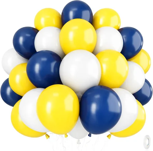 Miniatura 26 de Globos de látex de confeti azul turquesa, azul claro, menta, verde, plateado y blanco, juego de globos de látex de confeti, azul aguamarina, blanco