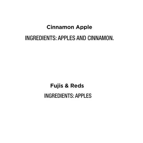 Miniatura 3 de Paquete de bocadillos Bare de frutas de manzanas crujientes horneadas, sin gluten, sabores Fujis & Reds y canela, 0.53 onzas (16 unidades).