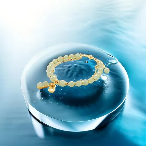Miniatura 8 de SJDOFU Pulsera de cuentas de jade Hetian Jade Peanut Colgante Pulsera elástica para mujer (verde claro), Esmeralda, Jade