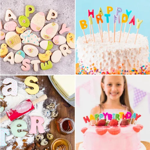 Miniatura 5 de Ymapinc Moldes de silicona para chocolate, 26 cavidades del alfabeto, decoración de pasteles, fácil liberación, molde de regalo de fiesta, 10.67 x