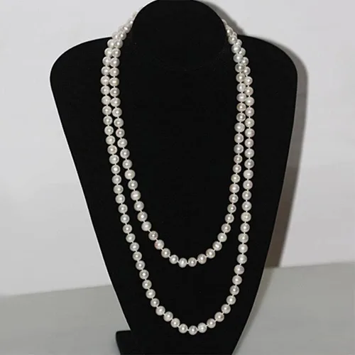 Miniatura 7 de Collar de perlas collar de cuentas para boda trabajo viajes bonito regalo para mujeres y niñas