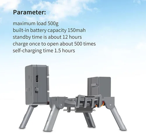 Miniatura 2 de Dispositivo de sistema Airdrop para DJI Air 3 Drone Airdrop liberación de carga útil dispositivo del sistema para Air 3 lanzador entrega transporte