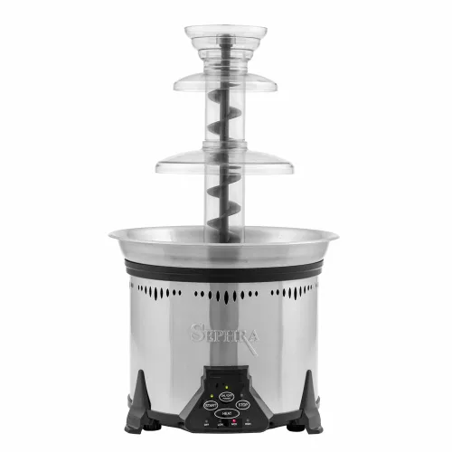 Miniatura 2 de Fuente de chocolate casera Sephra "Elite". Modelo de 18", 4 pines, tazón removible. Chocolate de hasta 6 libras, ideal para hasta 50 invitados. Base