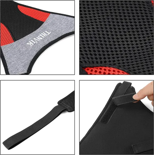 Miniatura 6 de Thinvik Paquete de 2 protectores de sudor para bicicleta para evitar la corrosión de la bicicleta para entrenamiento de ciclismo interior Guard_negro