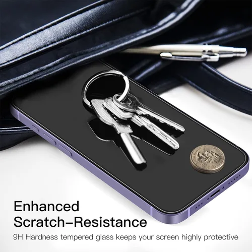 Miniatura 4 de JETech - Protector de pantalla para iPhone 14 Plus de 6.7 pulgadas, película de vidrio templado, 3