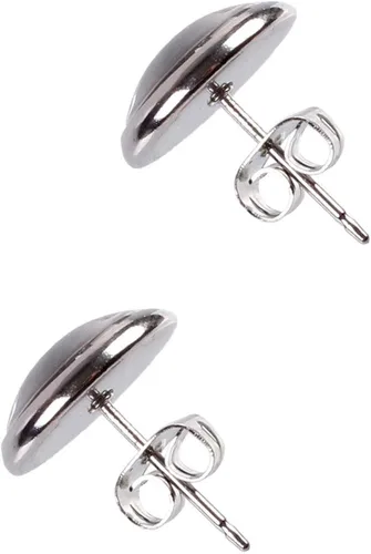 Miniatura 3 de Stud Earring Pair with Cabochon Picture Chile Santiago de Chile flag silver different sizes