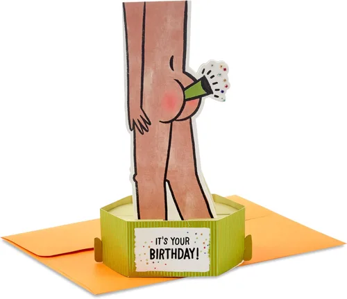 Miniatura 8 de Hallmark Shoebox - Tarjeta de cumpleaños divertida (pizza escolar)