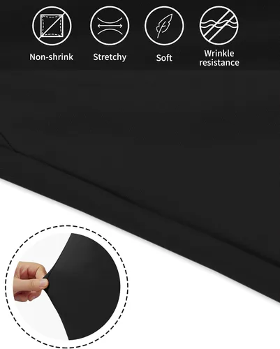 Miniatura 5 de AFITNE Pantalones de vestir para mujer de 27293133 pulgadas, pierna recta, elásticos, con bolsillos con cremallera