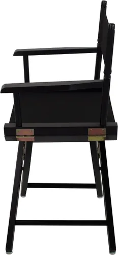 Miniatura 5 de American Trails Silla de director extra ancha de 18.0 in, marco negro con lona negra premium