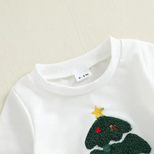 Miniatura 160 de Conjunto de camisa larga y divertida para bebé niño y niña, ropa de primera Navidad, 6, 12, 18, 24 meses, 2T