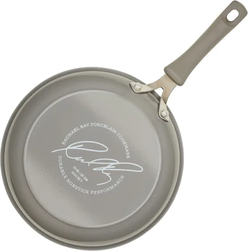 Miniatura 4 de Rachael Ray Cook + Create - Sartén antiadherente, 10 pulgadas, color gris