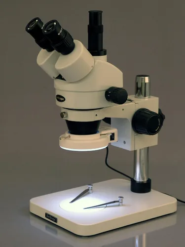 Miniatura 3 de AmScope SM-1TSZZ-144S-M Microscopio Digital Profesional Trinocular Estéreo Zoom, WH10x y WH20x, Ampliación 3.5X-180X, Objetivo de Zoom 0.7X-4.5X