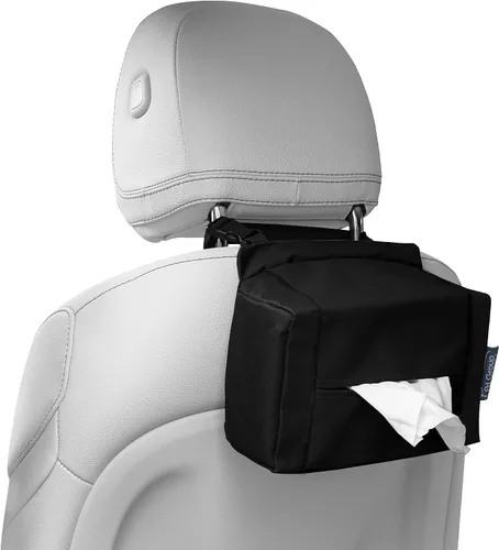 Miniatura 11 de FH Group E-Z Travel™ - Dispensador de pañuelos para servilletas, se adapta a la mayoría de automóviles, SUV, camiones y camionetas, color beige