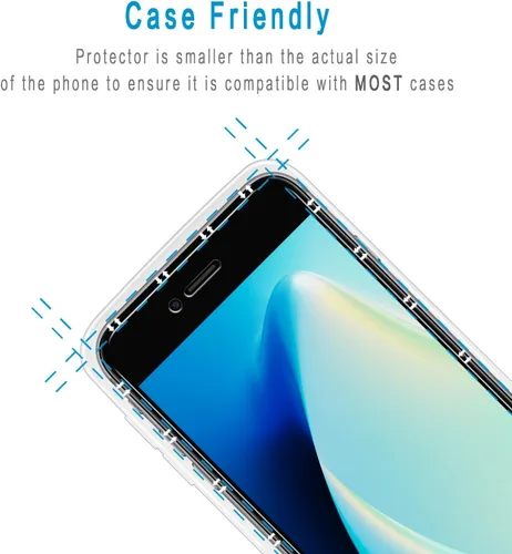 Miniatura 5 de Paquete de 2 protectores de pantalla de privacidad para iPhone SE 3, SE 2022, iPhone SE 2, SE 2020, iPhone 8, iPhone 7, vidrio templado antiespía