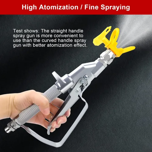 Miniatura 4 de Pistola de pintura sin aire Pulverizador de alta presión 3600 PSI Aerosol de pintura sin aire Pistola en línea 517 Punta