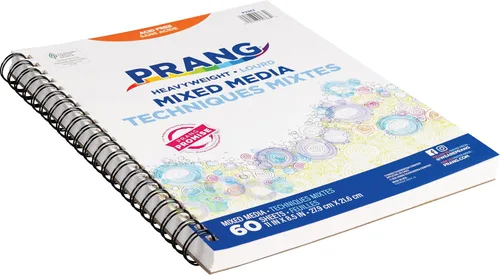 Miniatura 2 de Prang (Formerly Art Street) Diario de medios mixtos, pesado, 8.5 x 11 pulgadas, 60 hojas