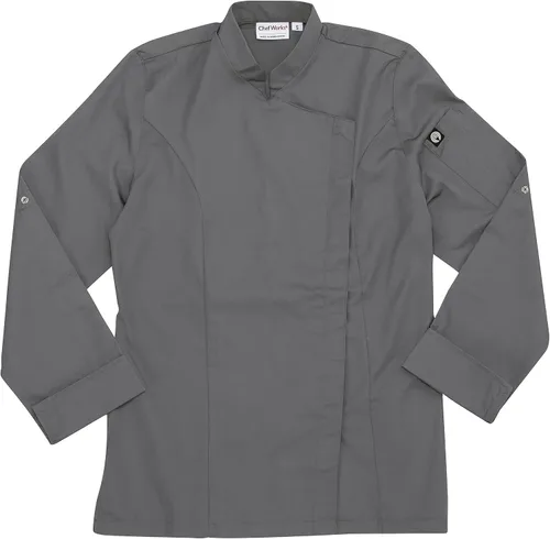 Miniatura 6 de Chef Works Lansing - Abrigo de chef para mujer