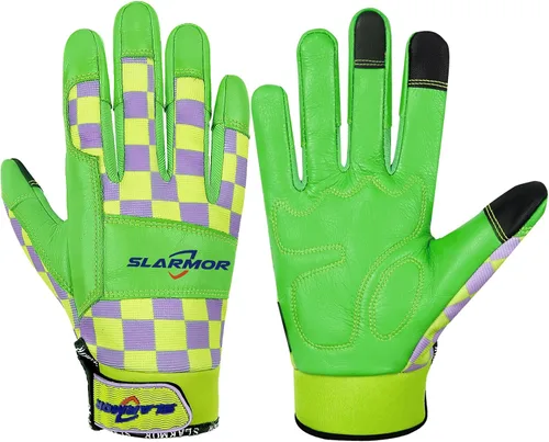Miniatura 12 de Guantes de jardín de cuero para mujer, guantes de trabajo a prueba de espinas para desmalezar, cavar, plantar, podar guantes de jardín