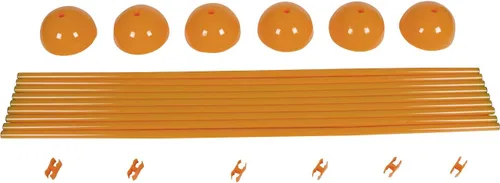 Miniatura 2 de Trademark Innovations Juego de bastones ajustables para entrenamiento de fútbol de agilidad