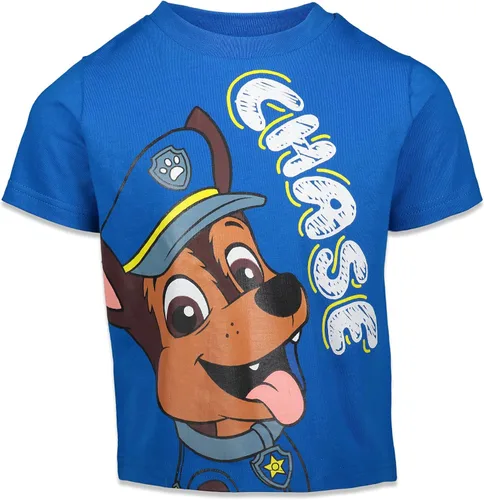 Miniatura 3 de Paw Patrol Chase Marshall Rubble Rocky - Paquete de 4 camisetas gráficas para niños pequeños y grandes