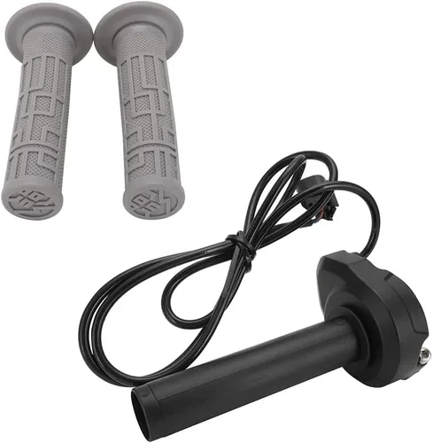 Miniatura 3 de JFG RACING Sur Ron - Acelerador eléctrico Sur Ron Twist con empuñaduras de manillar de goma para Sur Ron S/X Electric Dirt Bike - Gris