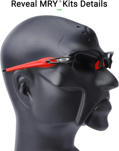 Miniatura 5 de Mryok Kits de boquillas de repuesto para Oakley Flak 2.0 OO9295 / 2.0 XL OO9188 - Opciones Rojo