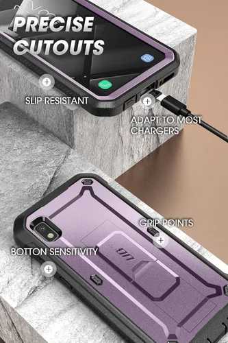 Miniatura 6 de SUPCASE Unicorn Beetle Pro Series - Funda diseñada para Samsung Galaxy A10e (versión 2019), funda resistente de cuerpo completo y funda con función