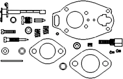 Miniatura 3 de RAParts MSCK38 - Kit completo de carburador para tractor Massey Ferguson 3165 165 65
