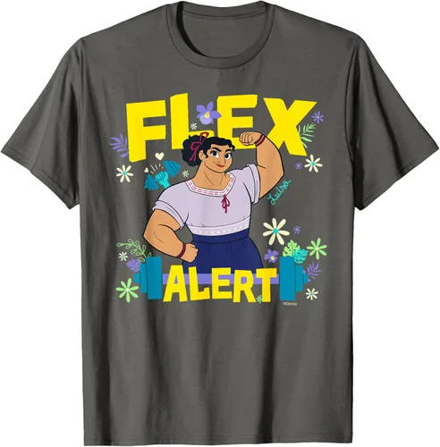 Miniatura 77 de Disney Encanto Luisa Madrigal Flex Alert Camiseta, Negro