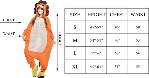 Miniatura 7 de NEWCOSPLAY Pijama de una pieza para adultos, disfraz de cosplay de una pieza