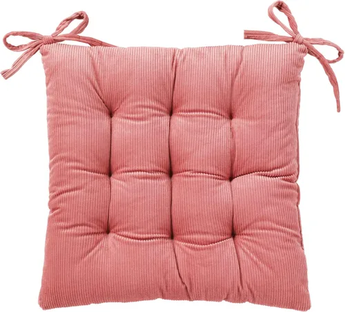 Miniatura 16 de HLOVME - Cojín de silla de corduroy con lazos, ultra suave y cálido, cojín de suelo para niños, rincón de lectura, cómodo, cojín cuadrado para Rojo
