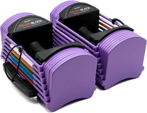 Mancuerna deportiva de 24 libras por PowerBlock Lavanda