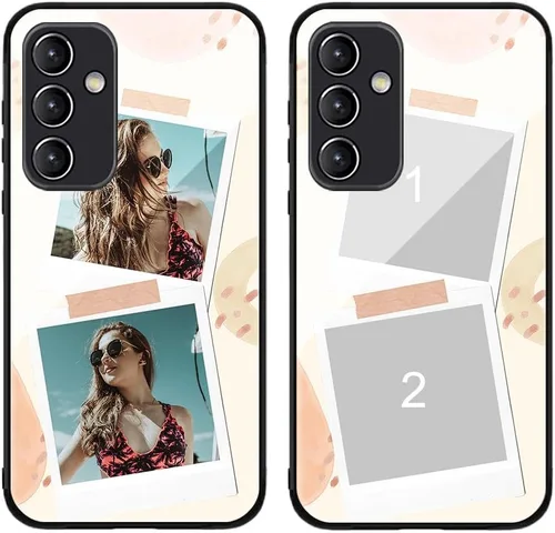 Miniatura 524 de Funda de teléfono personalizada para Samsung Galaxy S22+ / S22 Plus 5G, funda de TPU suave de vidrio templado antiarañazos personalizada con foto
