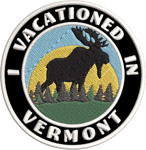 Miniatura 4 de I Vacationed in Vermont - Parches decorativos bordados de 3.5 pulgadas, para planchar o coser, recuerdos de vacaciones, viajes, aventura, tema