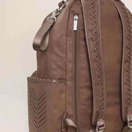 Miniatura 9 de Itzy Ritzy Mochila para pañales – Mochila para pañales Boss Plus de gran capacidad con 19 bolsillos, cambiador, clips para cochecito y correas Aspen