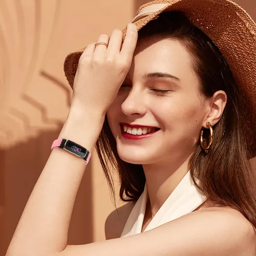 Miniatura 6 de TumpCez Bandas elásticas de nailon compatibles con correas Fitbit Luxe para mujeres y hombres, elásticas, ajustables, transpirables, cómodas