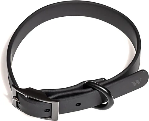 Wild One Collar para perro, fácil de limpiar, correa de poliéster flexible para todo tipo de clima con metal, duradero, resistente a la suciedad y