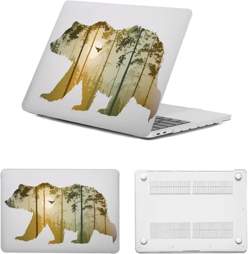 Miniatura 14 de Funda protectora para MacBook Air de 11 pulgadas 2015 2014 2013 2012 2011 2010 A1465 A1370, diseño de patrón de plástico, funda para laptop