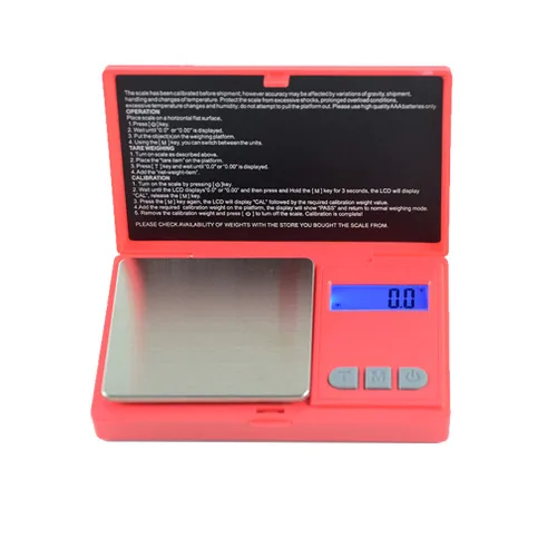 Miniatura 10 de American Weigh Scales Báscula de bolsillo portátil compacta de la serie MAX, escala de gramos para alimentos pequeños, escala de joyería, 24.69 oz x