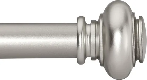 Miniatura 10 de SIMEWIN Barras de cortina de bronce para ventanas de 72 a 144 pulgadas, ajustables, decorativas, de 1 pulgada de diámetro, juego de cortineros