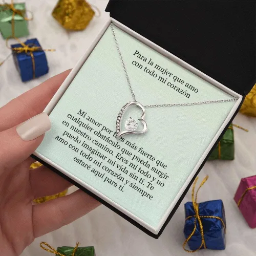 Miniatura 3 de Collar Amor por Siempre - for Ever Love- para la Mujer que amo con todo mi corazón
